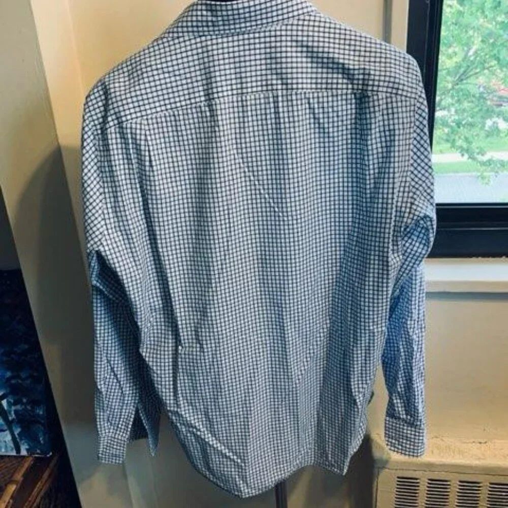 J Crew  Light Weight Button down  checked shirt